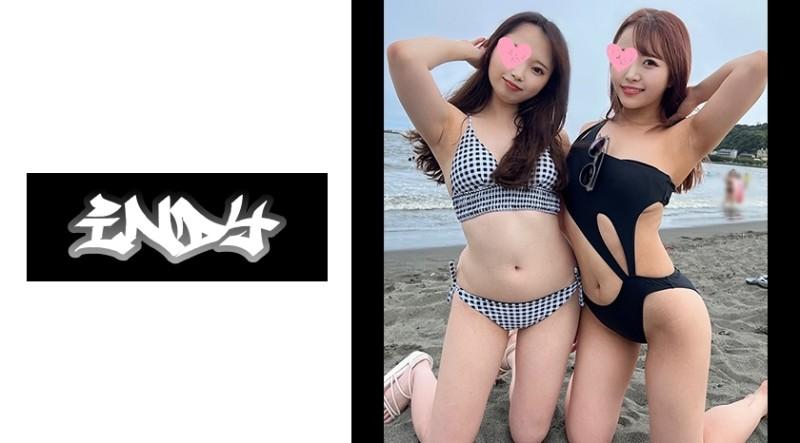 534IND-111 – [Personal shooting] Gonzo with a pair of swimsuit beauties who succeeded in picking up girls on the island *Gachiriaru 3P video leaked